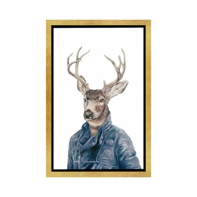 " Deer In Navy Blue " by Animal Crew