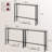 78.7" Console Table With Charging Station Skinny Behind Couch Table-399472697
