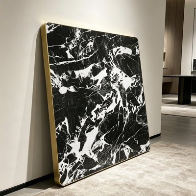 30" Square Sintered Stone Tabletop For Commercial Spaces