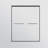 56-60 in. W x 72 in. H Double Sliding Shower Door, Semi-frameless Bypass Bathroom Sliding Door with 1/4" (6mm) Tempered Glass for Walk-in Shower, Matte Black GF-24D03-60MBX