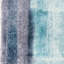 Tapis turquoise lavable dégradé 2 pi x 3 pi avec protection UV