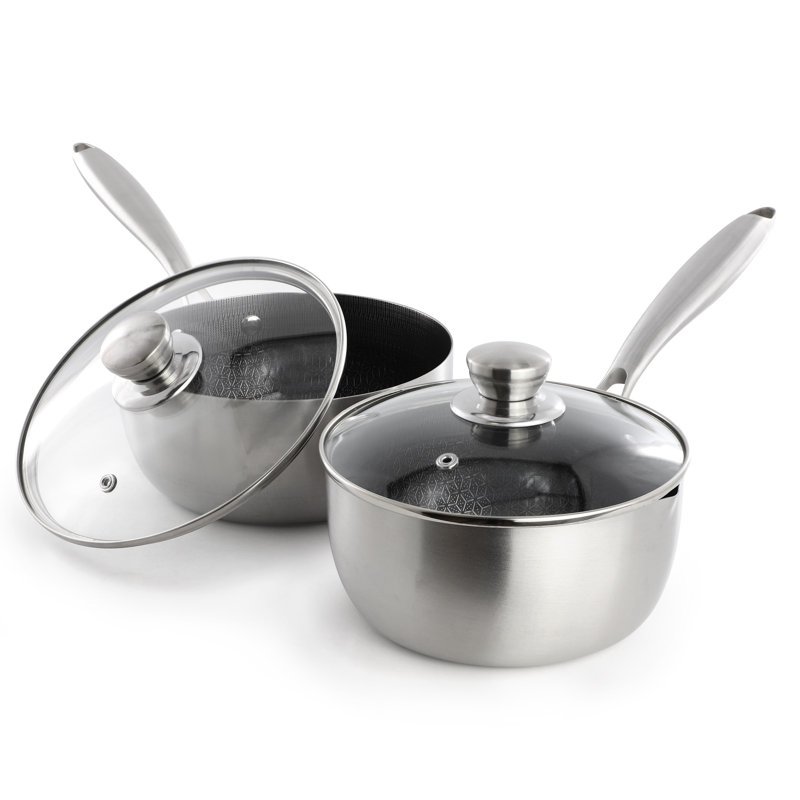 Gibson Home Elsenborn 10 Piece Stainless Steel Cookware Set