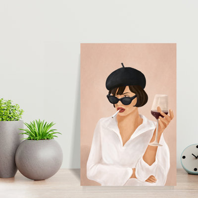 Contemporary Art Elegant Contemporary Portrait, art mural