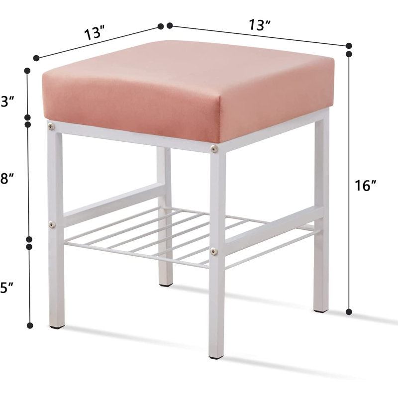 Tabouret Dontey, Rose