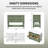 48" Fully Assembled Single Bathroom Vanity with Engineered Marble Top, Green-123126450