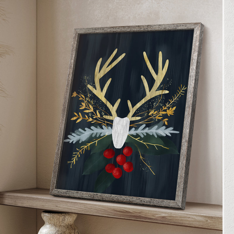 Reproduction encadrée - bois massif XMA3005372, H 30 po x l 24 po