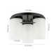 Rudaigh 3 Light Glass Flush Mount
