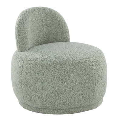 Alara Side Chair with Sherpa Fabric