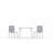 Crow Kids Square Play Or Activity Table and Chair Set-29582908