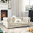Elevated Rectangle Dog Bed For Small/Medium Dogs - Durable, Comfortable Beige Pet Sofa Couch-1609289390