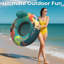 Flotteur de rivière robuste pour adultes, flotteur de radeau gonflable pour piscine Lake Beach avec porte-gobelets intégrés, dossier ergonomique, poignées durables et corde de maintien, capacité de poids de 360 lb