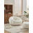 Tristica Upholstered Accent Chair with Ottoman