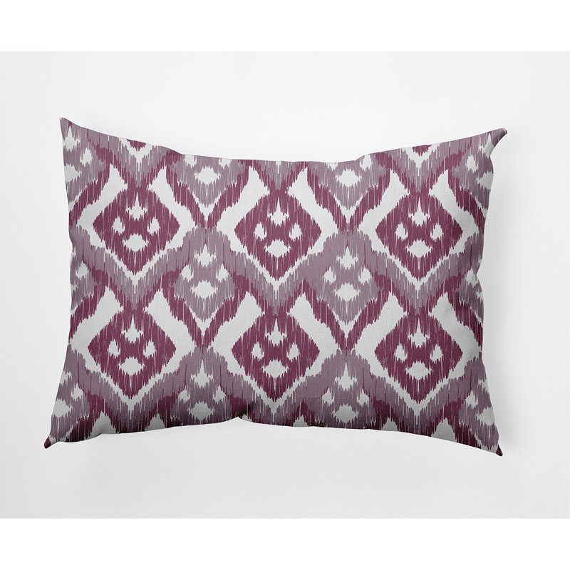  Housse de coussin rectangulaire pour l'extérieur Hipster, Mauve