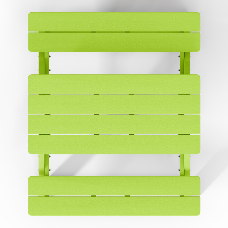 Table de pique-nique d'extérieur pour enfants, Vert citron