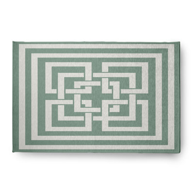 Tapis intérieur / extérieur couleur sauge Colbey