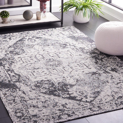 Tapis ivoire / noir Eliam