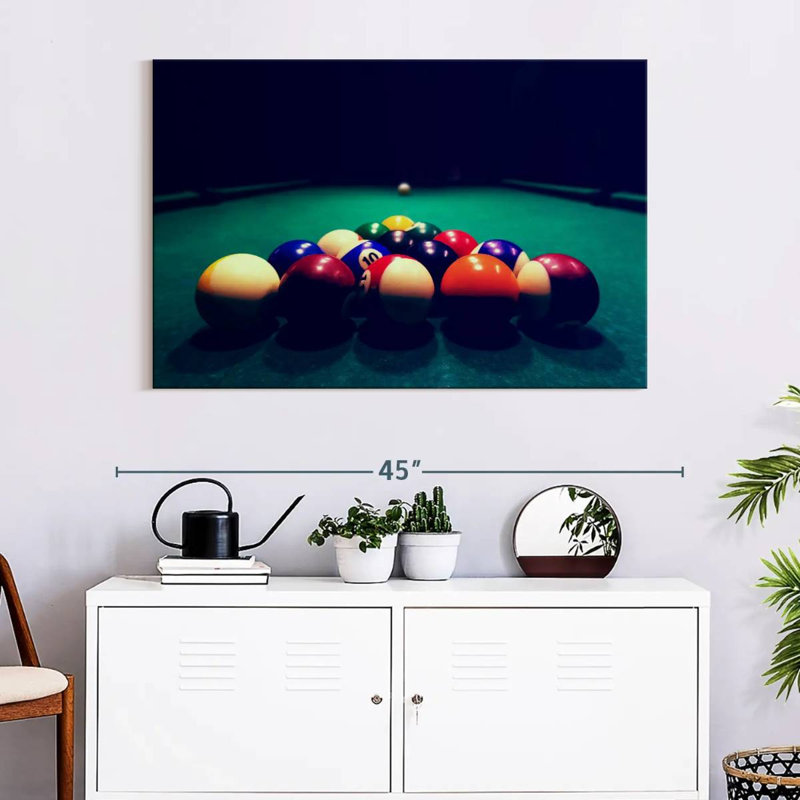 Senne Billiard Balls, 26" H x 39" W