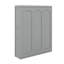 Grand lit escamotable mural avec tablettes-1787929011