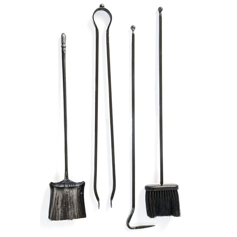 Ludie Iron Fireplace Tool Set
