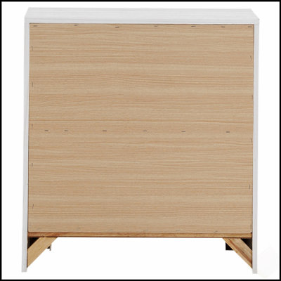 Brantford Coastal 2-Drawer Nightstand with Spacious Storage and Modern Rectangular Design, Perfect for Brightening Any Room