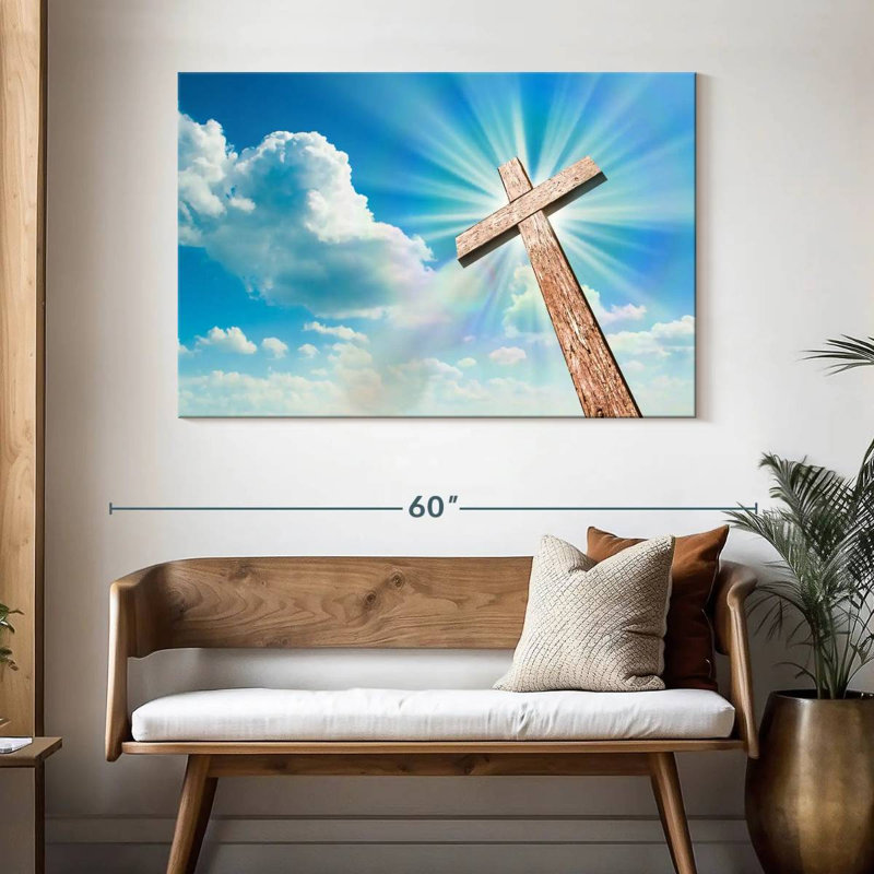 Adella Large Cross, 32" H x 48" W