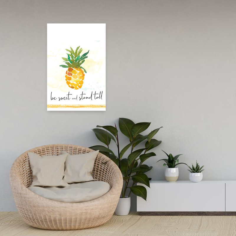 Be Sweet And Stand Tall, art fruitier contemporain, H 24 po x l 16 po