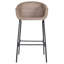 Ensemble de tabourets de bar d'extérieur en métal avec design tout-en-un et repose-pieds intégré-668896024