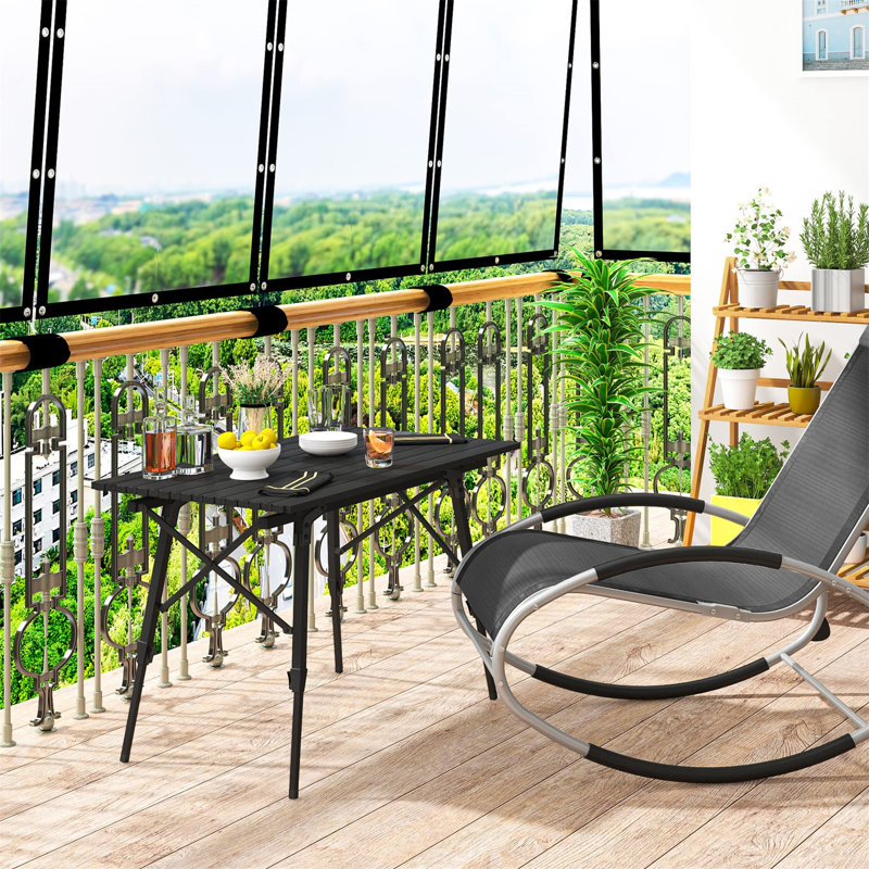 90cm Adjustable Folding Table