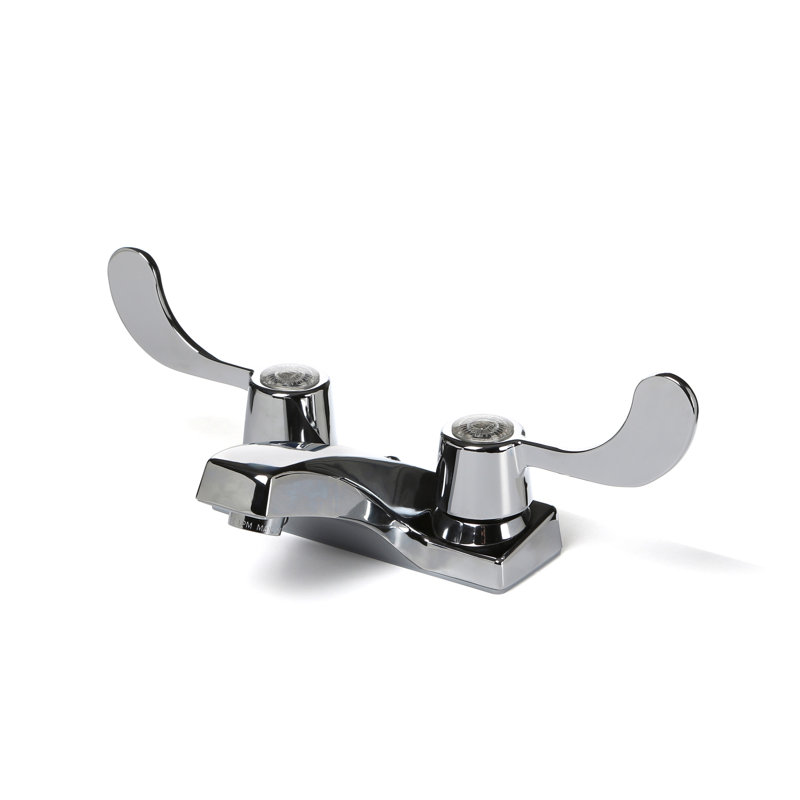 Royale Centerset Bathroom Faucet with Drain Assembly, Polished Chrome