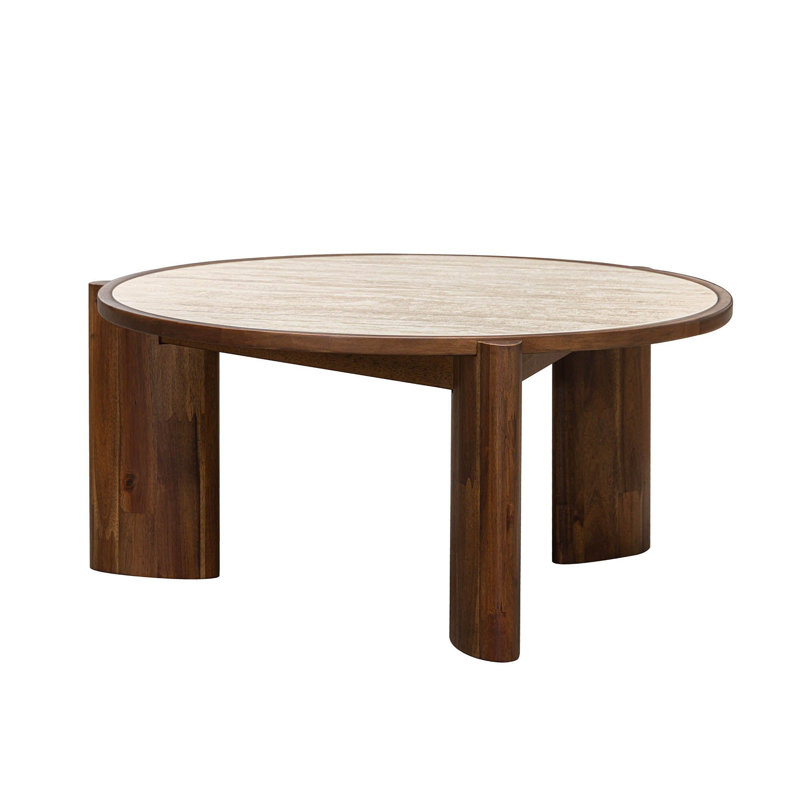Maya Acacia Round Coffee Table