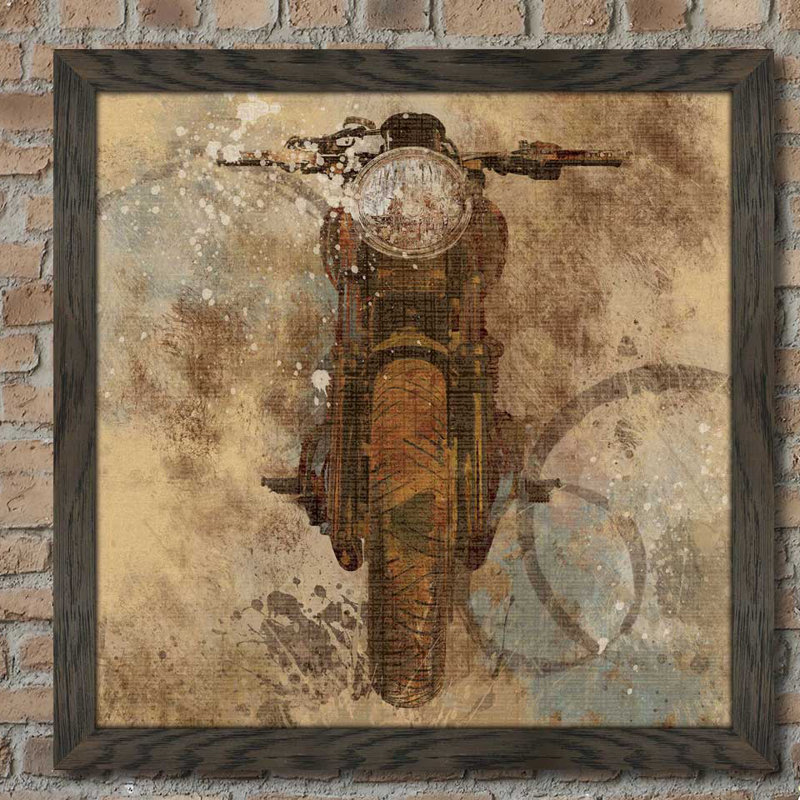 « live to-ii », reproduction de peinture acrylique encadrée, H 39,5 po x l 39,5 po x P 0,75 po