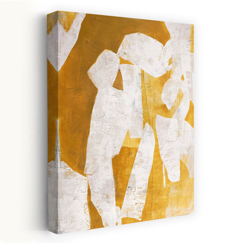 Articles blancs abstraits, art contemporain, H 60 po x l 40 po
