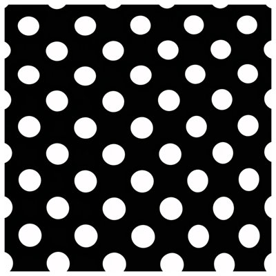 Coussins décoratifs noirs et blancs à pois