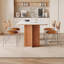 Ensemble de table de salle à manger rectangulaire de style français-106638531