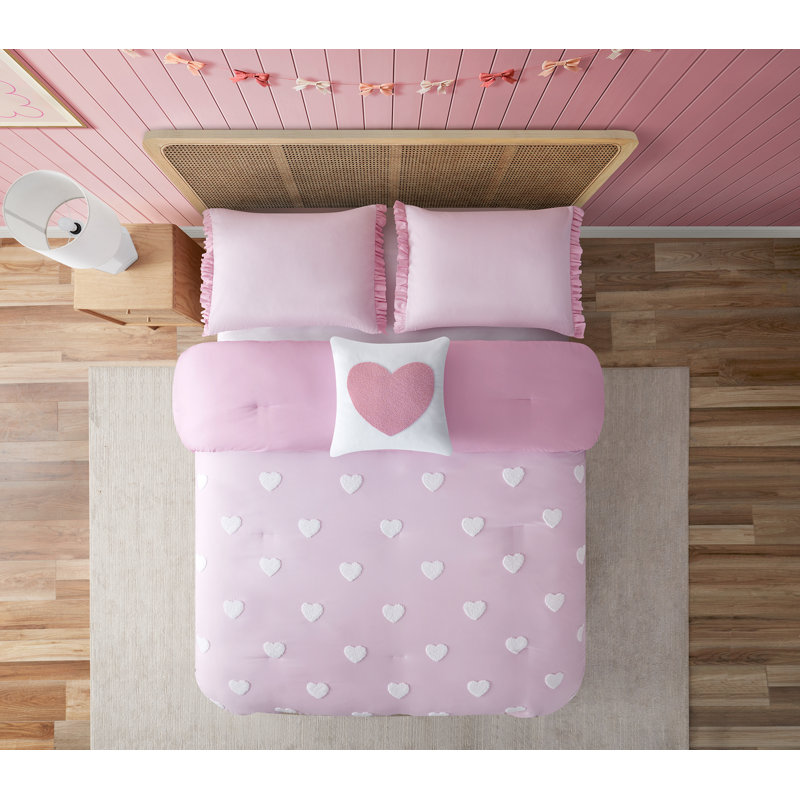 Ensemble de literie pour enfants Hallie, Ensemble d'édredon pour lit simple 3 pièces