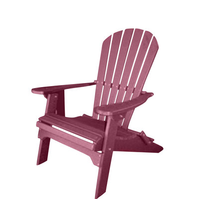 Chaise Adirondack pliante Ansel - Mobilier d'extérieur en poly
