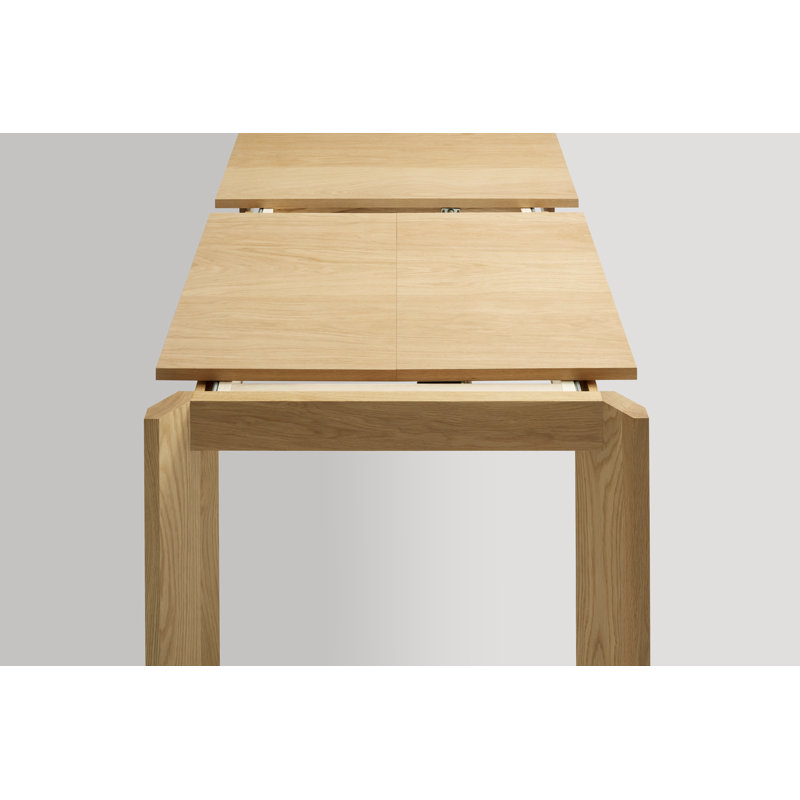 Moreover Solid Wood Dining Table, White Oak, 37" W x 104" L