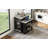 59.5" Kitchen Island With Extendable Dining Table, Kitchen Storage Table With Double-Sided Storage, Kitchen Island With 2 Drawers, Power Outlet, Side Open Shelves, For Kitchen, Dining Room, Black-1812340279-1812340278