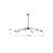 Atera Six Light Single Tier Chandelier w/ Faceted Clear Crystal Glass Shades-103397840-92832599