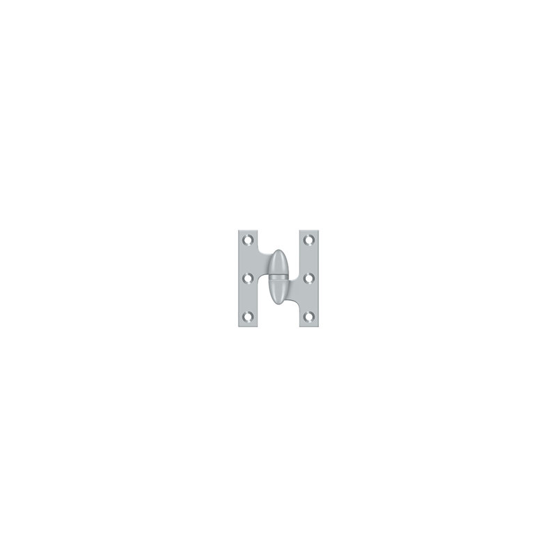 Hinge, Brushed Chrome, Right Hand