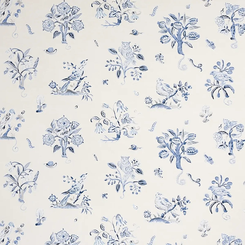 Magical Menagerie Wallpaper, Blue