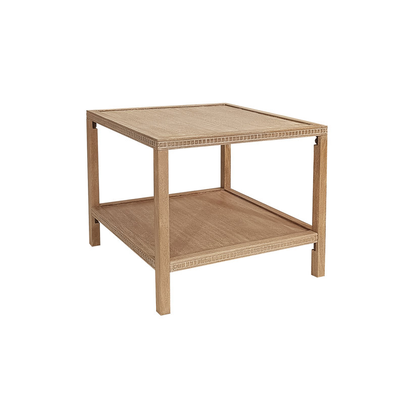 Castagna Sq. Side Table, White Wash