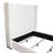 Seattle Eastern King Bed With Vintage Wing In White Linen-89293084
