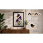 Three Purple Irises Botanical - Framed Print-309202149-309202151