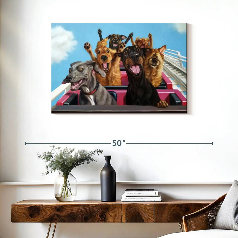 Brampt Thrill Seekers, 24" H x 36" W