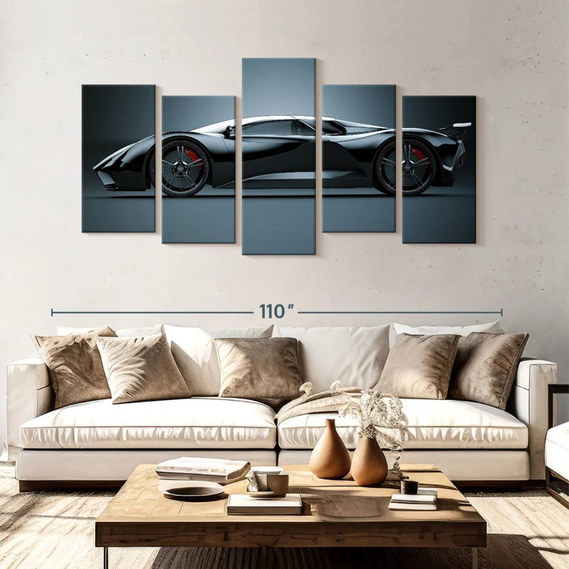 Mehar Exotic Car, 48" H x 94" W