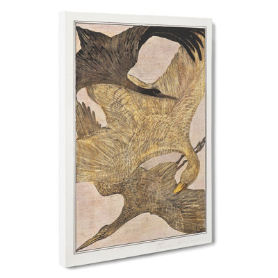 Three Flying Birds by Theo Van Hoytema - Wrapped Canvas Painting