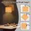 Lampe sur pied à DEL à intensité variable à intensité variable orange, abat-jour réglable en hauteur avec télécommande, pour le salon, la chambre et le bureau