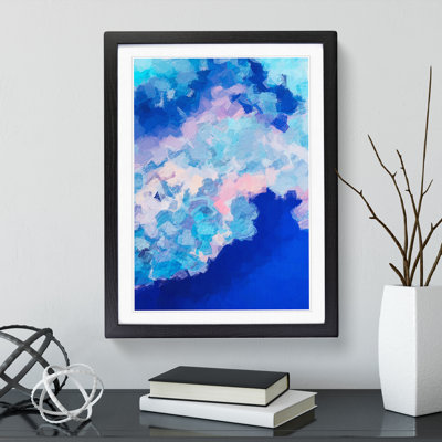 Spirit In The Sky Abstract - Single Picture Frame Painting