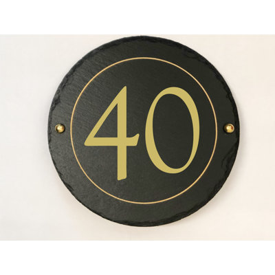 Easingwold 24cm H Stone House Number